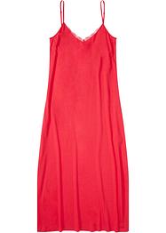 Camicia da notte lunga con viscosa e pizzo, bpc bonprix collection