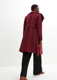Cappotto in misto lana con cintura da annodare, bpc selection premium
