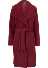 Cappotto in misto lana con cintura da annodare, bpc selection premium