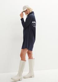Abito in felpa con stampa dietro, John Baner JEANSWEAR