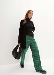 Pantaloni a vita alta in simil lana, bpc bonprix collection