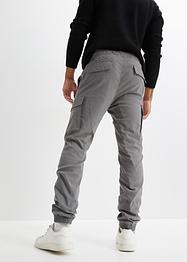 Pantaloni termici con elastico in vita e tasche cargo regular fit, straight, RAINBOW