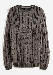 Maglione con lavorazione a trecce, RAINBOW