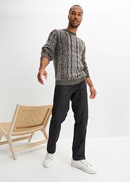 Maglione con lavorazione a trecce, RAINBOW