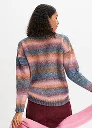 Maglione in misto lana con colori sfumati, bonprix