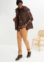 Gilet trapuntato con cappuccio in poliestere riciclato, bpc bonprix collection