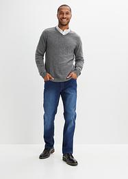 Maglione in lana Premium con Good Cashmere Standard® e scollo a V, bpc selection premium