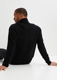Maglione in lana Premium con Good Cashmere Standard® e colletto con zip, bpc selection premium