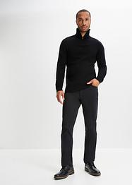 Maglione in lana Premium con Good Cashmere Standard® e colletto con zip, bpc selection premium