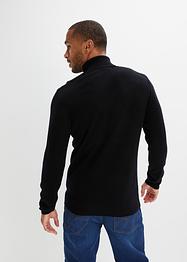 Maglione in lana Premium con Good Cashmere Standard® e collo alto, bpc selection premium