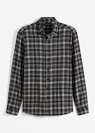Camicia in flanella a maniche lunghe, slim fit, bpc selection