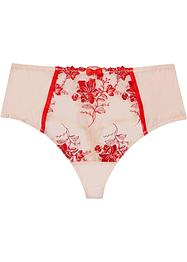 Perizoma a vita alta con ricami, BODYFLIRT