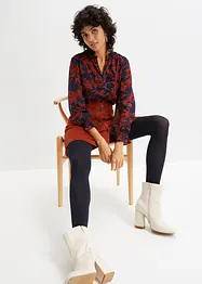 Camicetta di chiffon con dettagli smock, bonprix