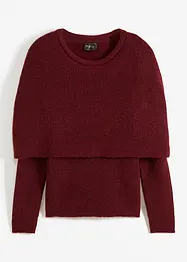 Maglione con collo variabile, bonprix