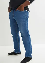 Jeans elasticizzati con cotone riciclato loose fit, straight, bonprix