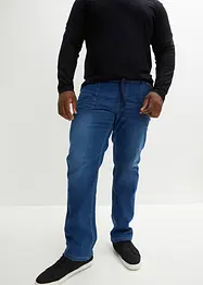 Jeans con elastico in vita e taglio comfort loose fit, straight, bonprix