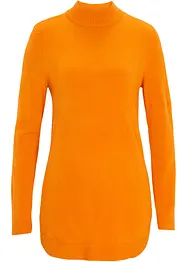 Maglione in maglia fine con collo dritto, bonprix