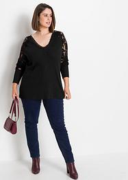 Maglia a maniche lunghe con pizzo, BODYFLIRT