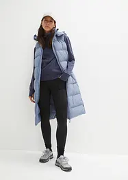 Gilet tecnico trapuntato con tecnologia isolante termica, lungo, bonprix