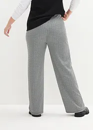 Pantaloni in jersey in pied de poule, bonprix