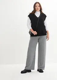 Pantaloni in jersey in pied de poule, bonprix