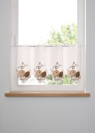 Tenda a vetro con ricami, bpc living bonprix collection