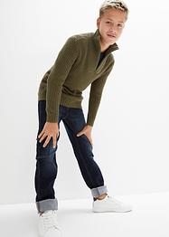 Maglione con collo dritto, bpc bonprix collection