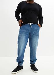 Jeans con elastico in vita  regular fit, straight (pacco da 2), RAINBOW
