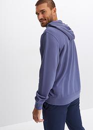 Felpa con zip, cappuccio e taglio comfort, bpc bonprix collection