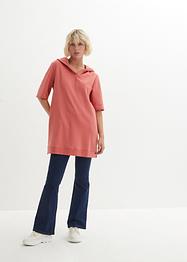 Felpa lunga oversize con cappuccio, John Baner JEANSWEAR