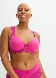 Reggiseno imbottito con ferretto e poliammide riciclata, bonprix