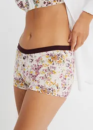 Boxer aderenti da donna con cotone biologico (pacco da 4), bonprix