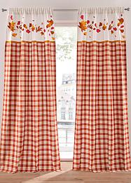 Tenda in cotone biologico con foglie (pacco da 1), bpc living bonprix collection