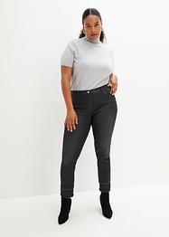 Jeans cropped elasticizzati con glitter, bpc selection
