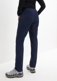 Pantaloni funzionali idrorepellenti in twill elasticizzato con cintura, straight, bpc bonprix collection