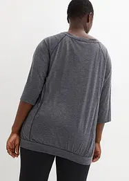 Maglia per sport oversize con maniche a 3/4, bonprix