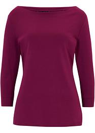 Maglia elasticizzata con scollo a barca, bpc bonprix collection