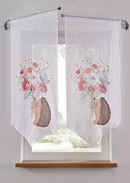 Tenda a vetro con ricci (pacco da 2), bpc living bonprix collection