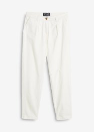 Pantaloni di velluto con cotone biologico balloon fit, bpc bonprix collection