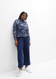 Jeans elasticizzati in cotone biologico, wide leg, John Baner JEANSWEAR