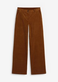 Pantaloni di velluto larghi in cotone biologico, bpc bonprix collection