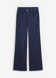 Pantaloni elasticizzati a vita alta e gamba larga, bpc bonprix collection
