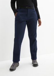 Pantaloni funzionali idrorepellenti in twill elasticizzato con cintura, straight, bpc bonprix collection