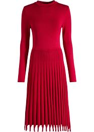 Abito in maglia con gonna plissettata, BODYFLIRT boutique