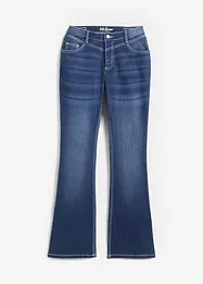 Jeans termici elasticizzati con interno morbido e superficie garzata, bootcut, bonprix