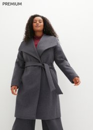 Cappotto in misto lana con cintura da annodare, bpc selection premium