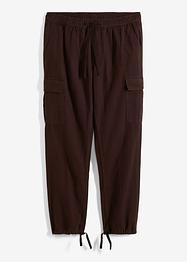 Pantaloni termici con tasche cargo loose fit, straight, RAINBOW
