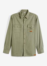 Camicia a maniche lunghe con effetto lavato, John Baner JEANSWEAR