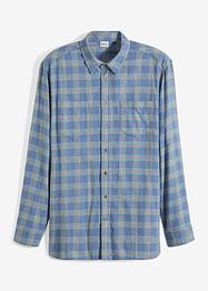 Camicia  in flanella a maniche lunghe con taglio comfort, John Baner JEANSWEAR