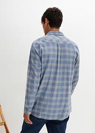 Camicia  in flanella a maniche lunghe con taglio comfort, John Baner JEANSWEAR